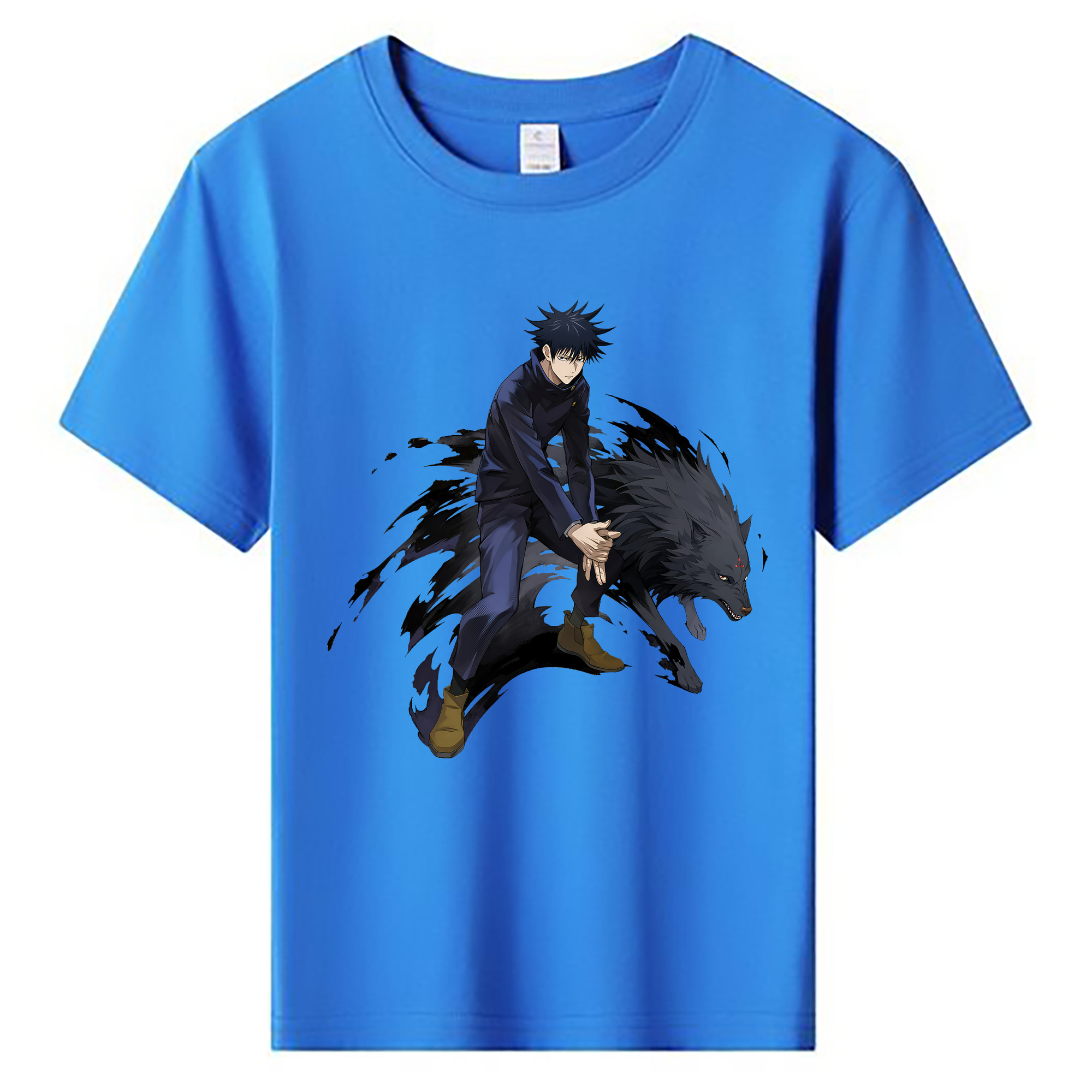 （画像用） 呪術廻戦 Jujutsu Kaisen 綿100％キッズTシャツ（フロントプリント）